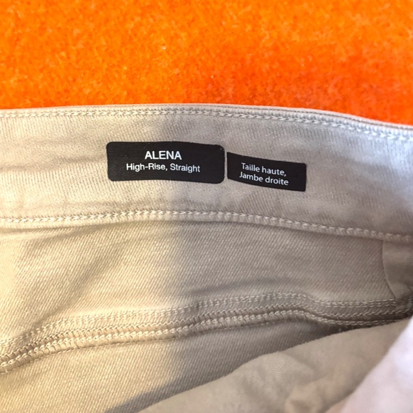 Mavi sand Alena stretch high rise wide straight leg jeans made in Europe NWT - Picture 6 of 9